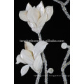 Shell único hizo la imagen de la pared de la forma de la flor de la magnolia para la decoración